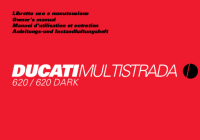 Ducati Multistrada 620 - Owners manual 2006 EN 